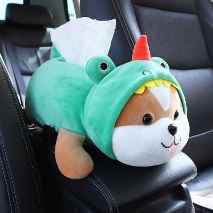 KHĂN GIẤY RÚT GẮN TRÊN XE Ô TÔ HÌNH THÚ DỄ THƯƠNG