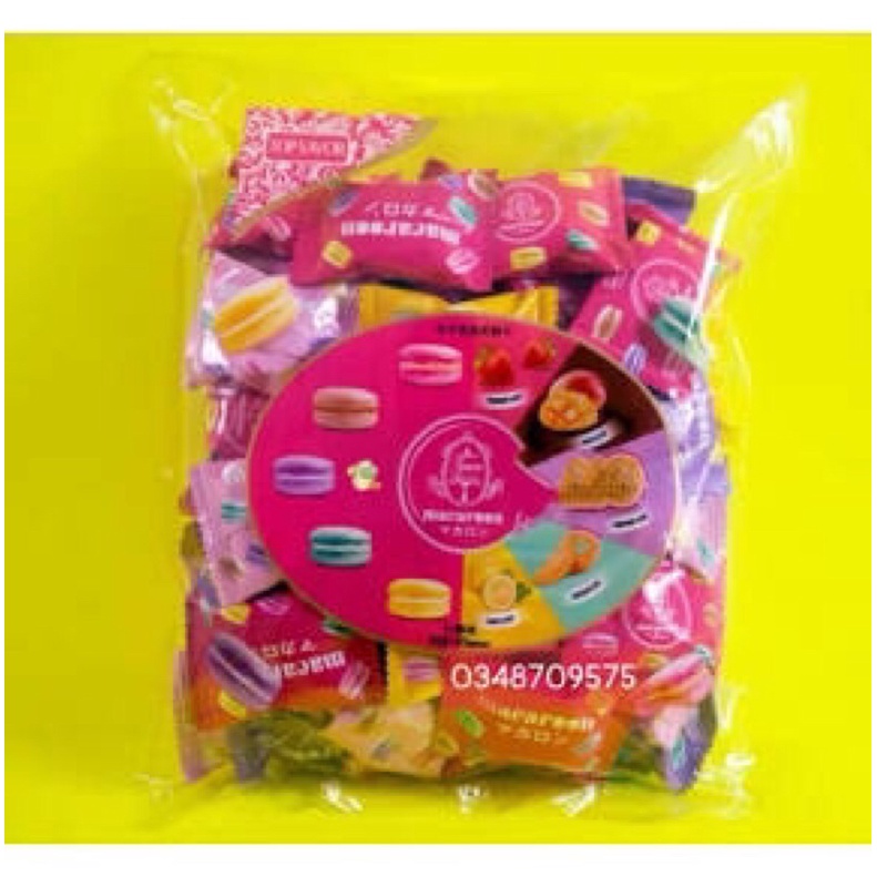 Bánh quy Macaron mix siêu ngon gói 300-338g Đài loan