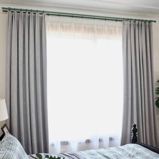 Rèm vải thô cực mềm tay, cản nắng 90%, có sẵn - Rèm Á Đông