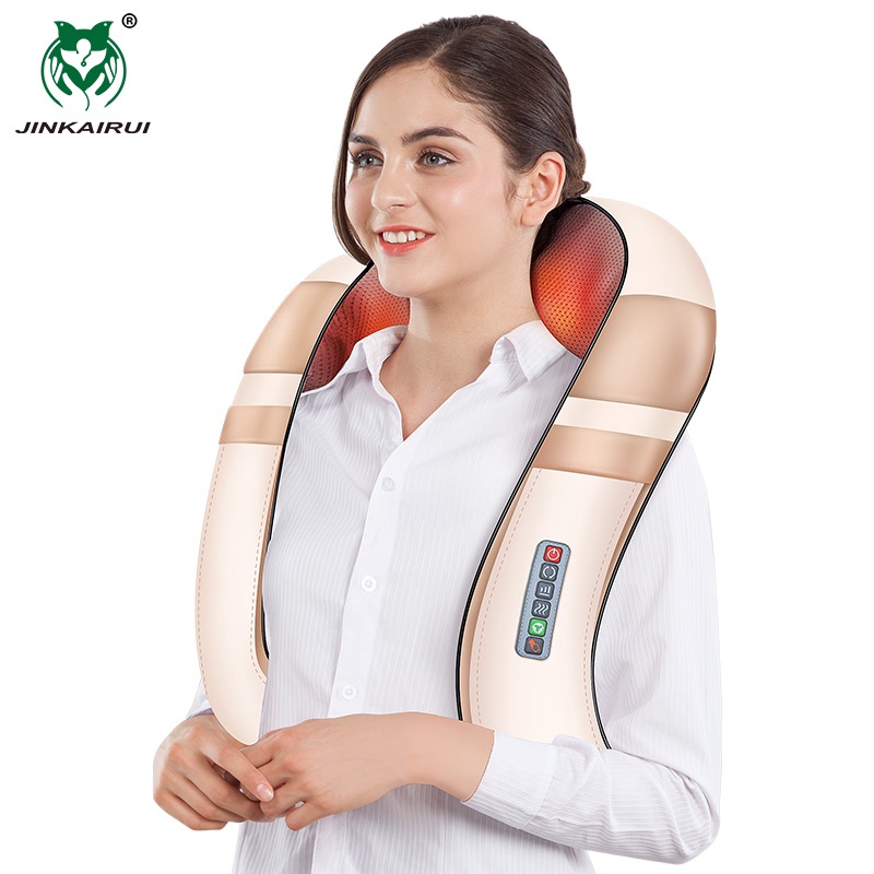 Máy mát xa JinKaiRui sử dụng hồng ngoại hình chữ U cho vai cổ lưng cơ thể