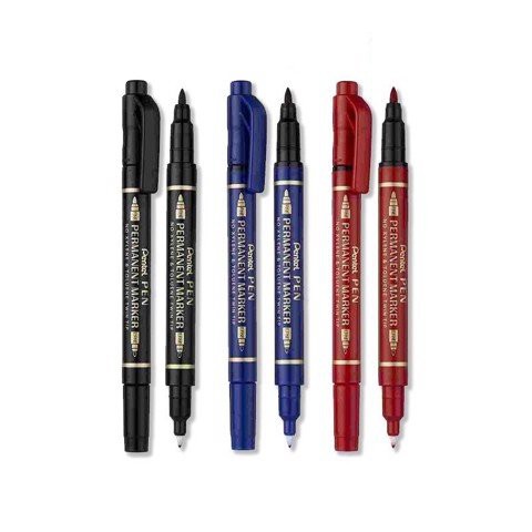 Bút dạ dầu 2 đầu Pentel N75W