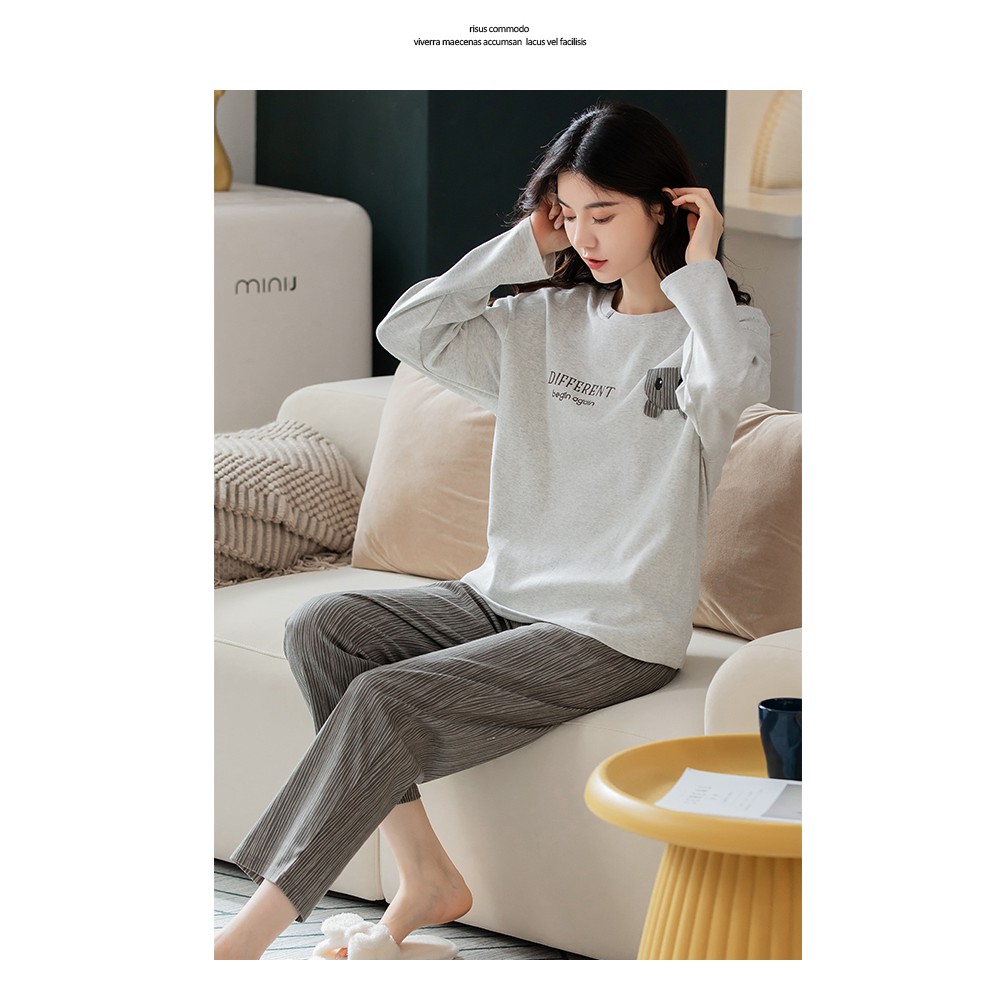 Đồ mặc nhà nữ thu đông chất cotton mịn đẹp - MH5150 | BigBuy360 - bigbuy360.vn