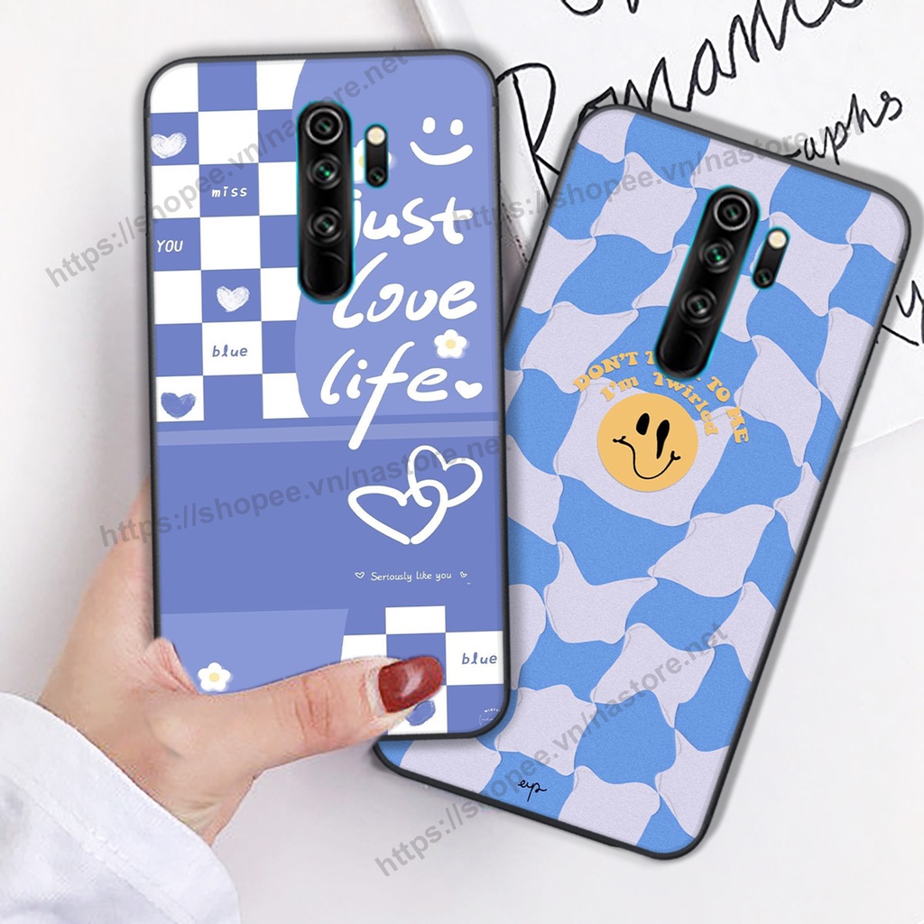 Ốp lưng Xiaomi Redmi 8 / Redmi Note 8 pro / Redmi 9 trái tim mặt cười, gấu cute thể thao cá tính