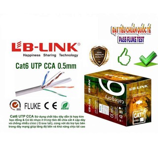Cuộn dây cáp mạng LB-LINK Cat6 UTP CCA BR 0.5mm (305m)