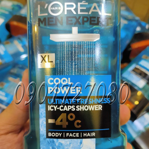 Sữa tắm , gội Loreal Cool Power - Pháp