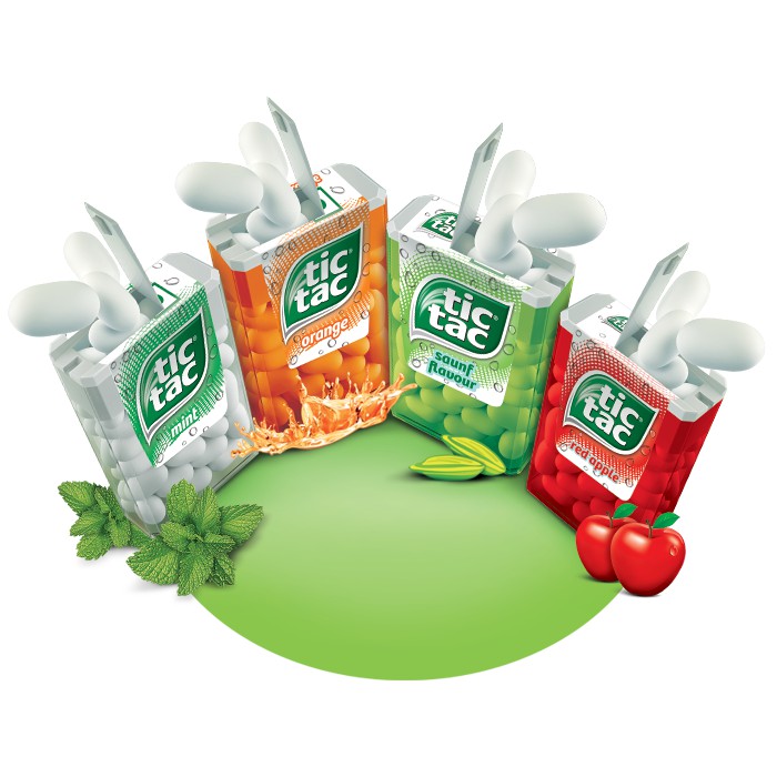 ( Bán sỉ ) Lốc 12 hộp Kẹo ngậm TicTac 14.5gr