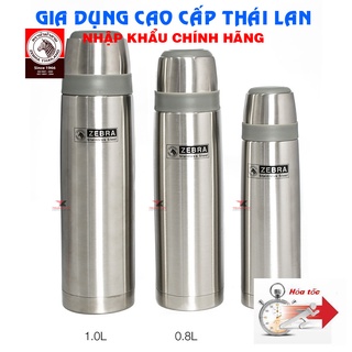 Bình giữ nhiệt inox 304 zebra prima ii - 1l - 0.8l - 0.45l 112959 - 112954 - 112953