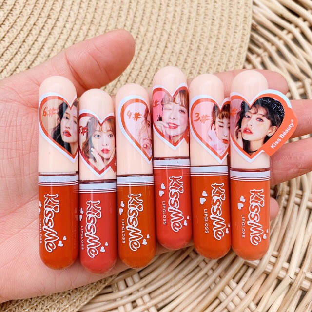 GIÁ HUỶ DIỆT COMBO SET son 6 cây kiss me kiss beauty chính hãng SIÊU KHUYẾN MÃI