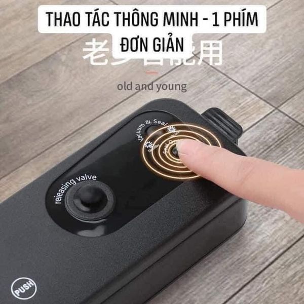 Máy Hàn Miệng Túi Hút Chân Ko Đen