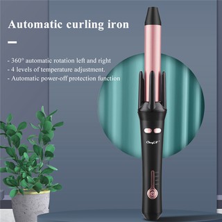 CkeyiN Automatic Hair Curler Ceramic Fast Heating Temperature-Adjustable HS485