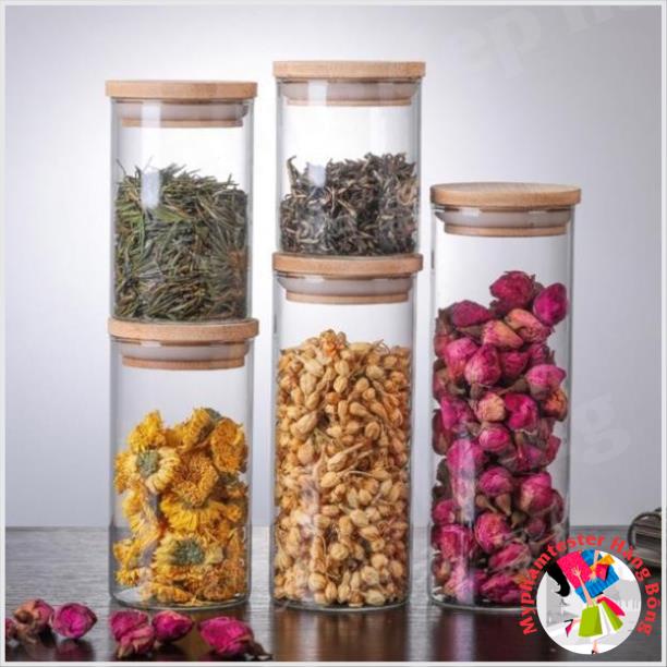 Lọ thủy tinh nắp gỗ tre chúc các cỡ hàng cao cấp