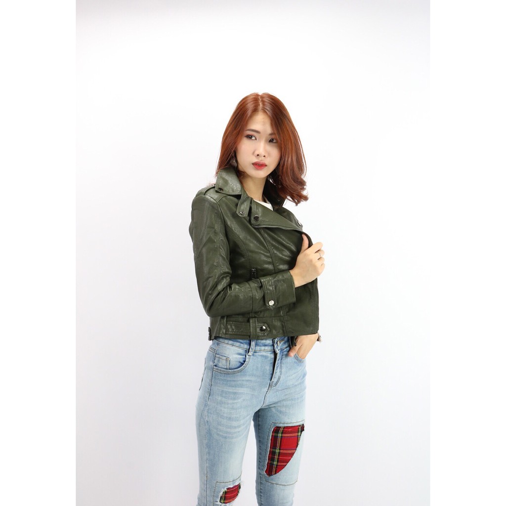 [Tự chụp] Áo da nữ MaxMaLa hàng Quảng Châu tag 068 | BigBuy360 - bigbuy360.vn