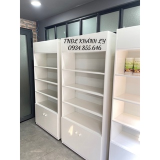 Kệ trưng bày nhựa đài loan cho tiệm nail 83x180x31