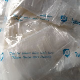 1kg Túi trắng tự phân hủy có đủ kích cỡ : 15cm , 19cm, 24cm ,30m, 35cm , 40cm