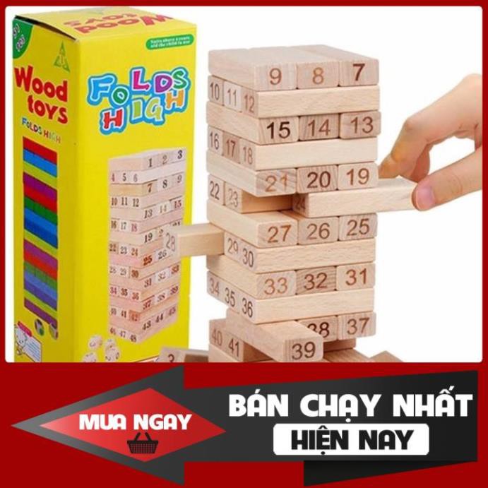 Rút gỗ số - Jenga cỡ lớn cao cấp