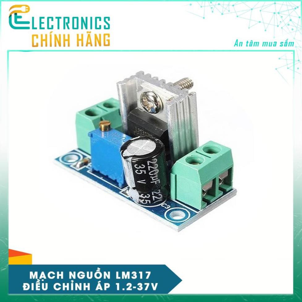 Mạch Nguồn LM317 Điều Chỉnh Áp 1.2-37V