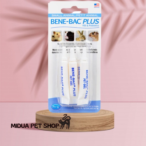 1 tuyp gel bene bac plus men tiêu hoá cho chó mèo , chim thỏ