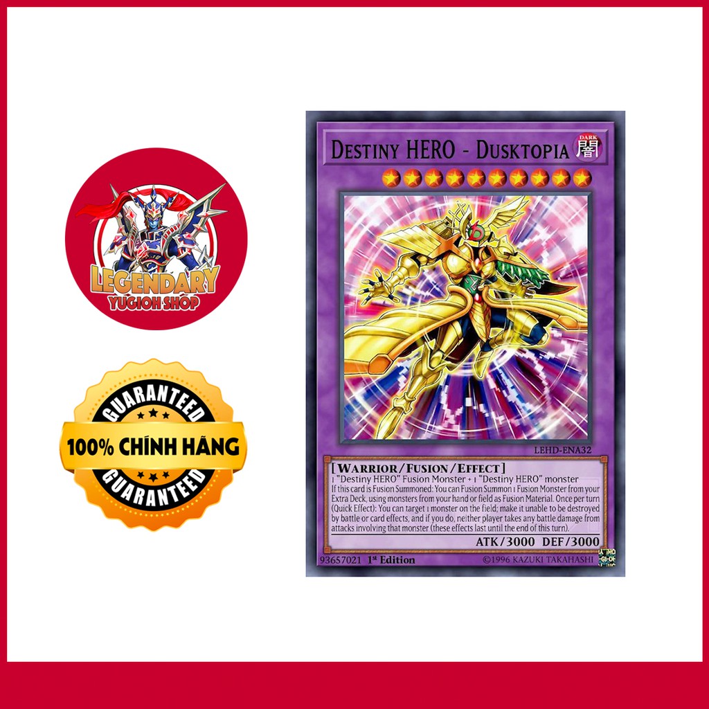 [EN-JP][Thẻ Bài Yugioh Chính Hãng] Destiny Hero - Dusktopia