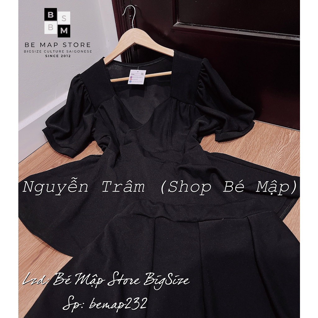 Set Áo Peplum Cổ V Quần Short Giả Váy BigSize 60-87Kg