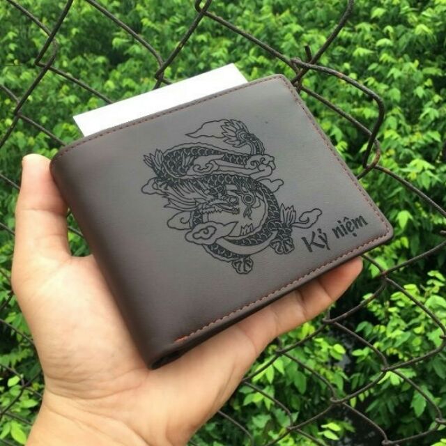 [RẺ NHẤT] Ví da khắc chữ
