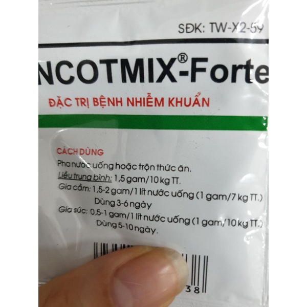 1 gói 20g hancosmix của hanvet cho vật nuôi