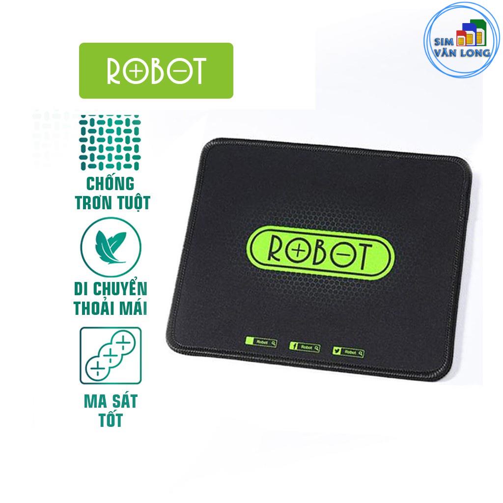 [ FREESHIP] Tấm Lót Chuột Kiểu Dáng Gaming ROBOT RP01 Black – 22x18x0.2 cm _1