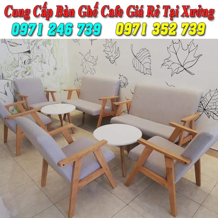 Bộ bàn ghế cafe sofa cao cấp giá rẻ