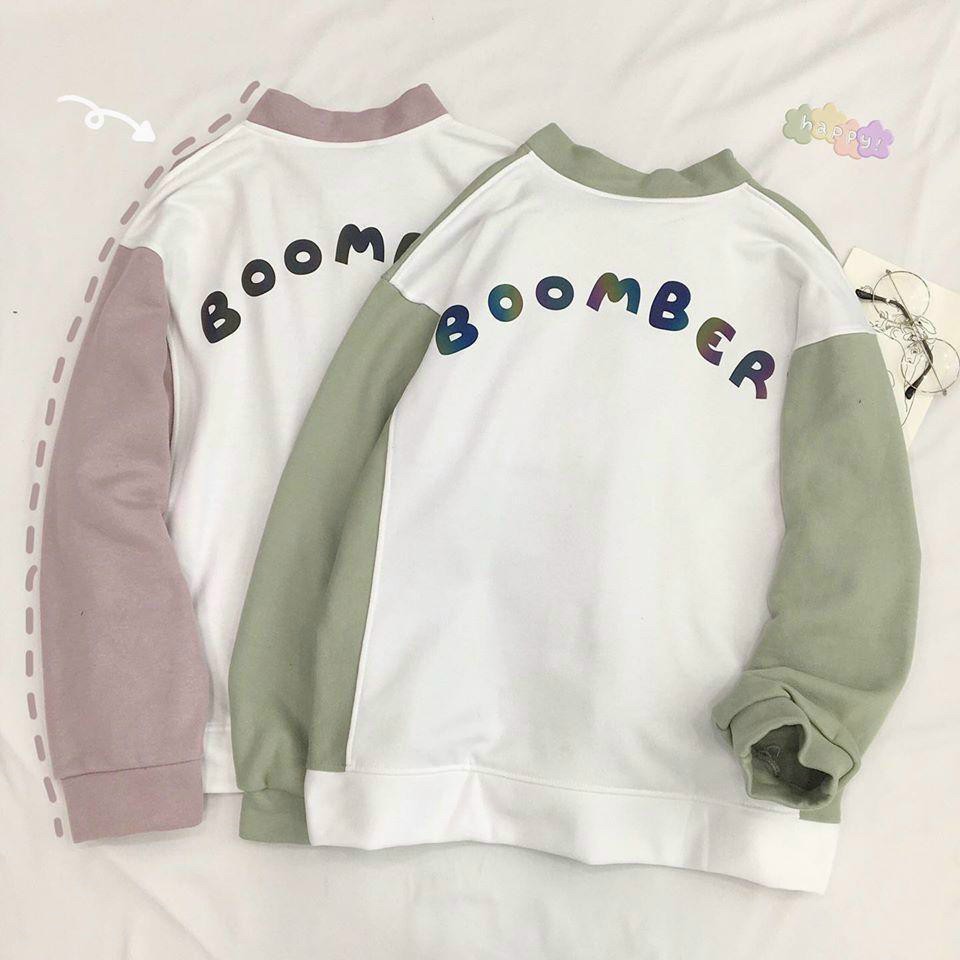 HOT Áo Khoác Nỉ Cadigan Bomber in Chữ B Lớn Kiểu Dáng Giản Dị Dễ Thương | BigBuy360 - bigbuy360.vn