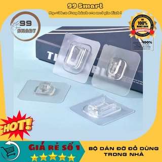 Miếng dán tường treo đồ đa năng dạng gài miếng dán kệ nhà tắm siêu bám dính chắc chắn