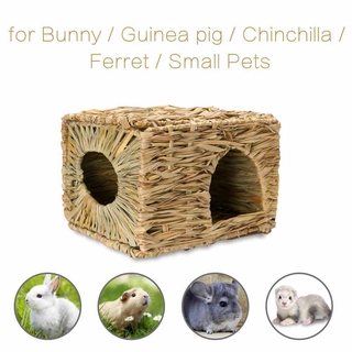 Rabbit Guinea Pig Chinchilla Ferret Folding Straw Grass House