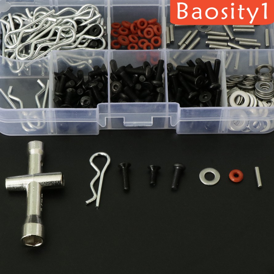 HSP RC Hộp 270 Ốc Vít Đầu Tròn Cho Xe Điều Khiển Từ Xa Cỡ 1 / 10