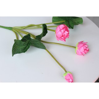 Hoa lụa/ Hoa sen nhí trang trí