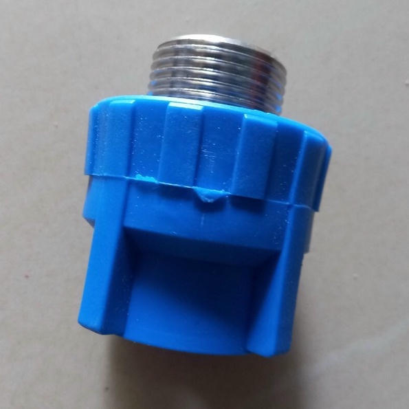 Nối ren ngoài (Măng sông ren ngoài) ống nước nóng PPR phi 32 - Phụ kiện ống nước nóng, lạnh