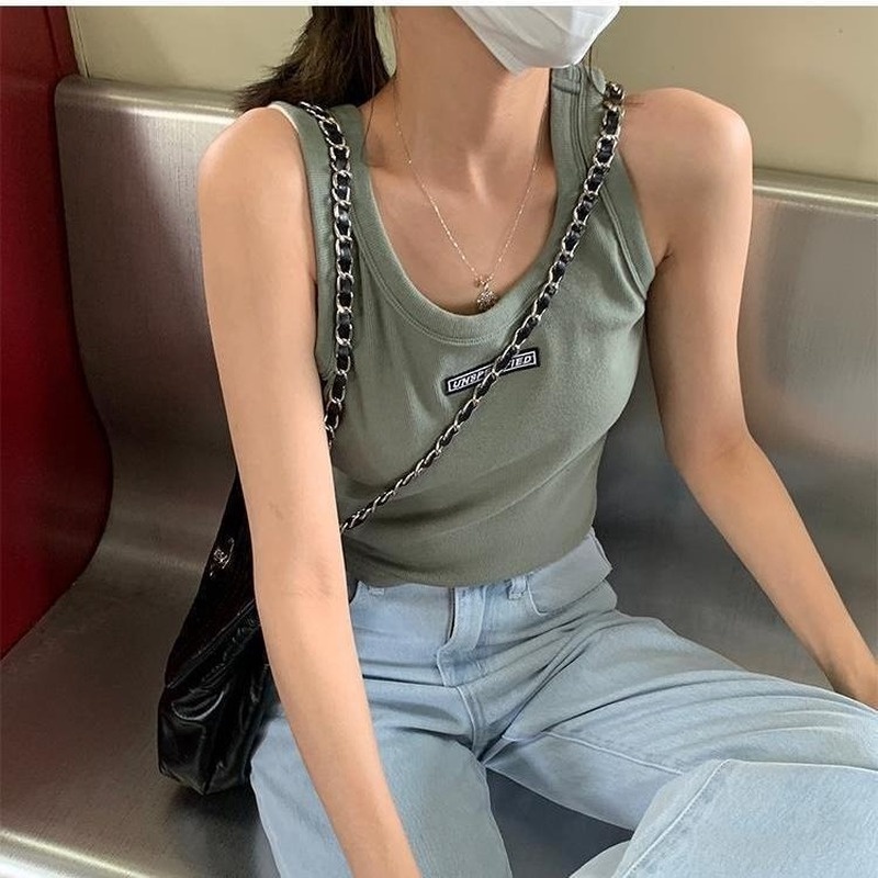 Áo croptop sát nách kiểu dáng thể thao thiết kế mới năng động thời trang dành cho mùa hè