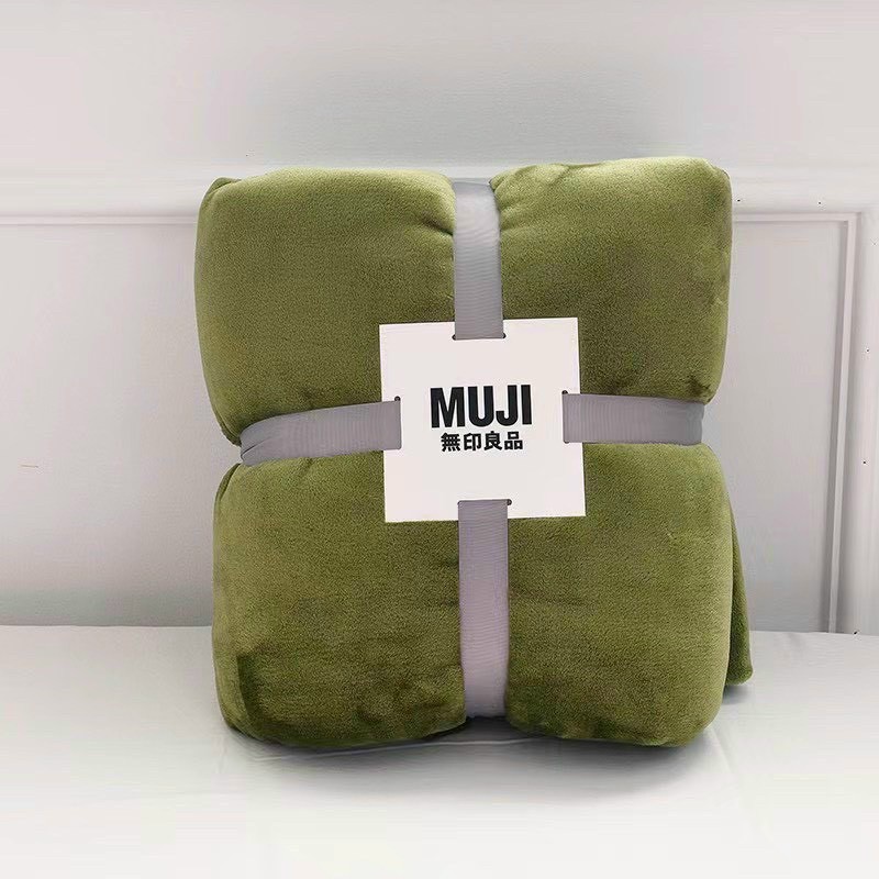 Chăn lông muji tuyết nhung cao cấp mềm mịn xuất hàn