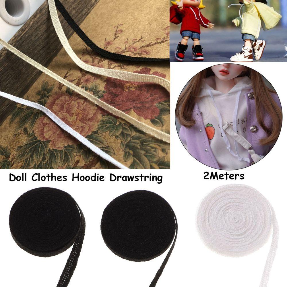 Dây Rút 2M Phụ Kiện Quần Áo Dài 3mm 5mm Cho Búp Bê