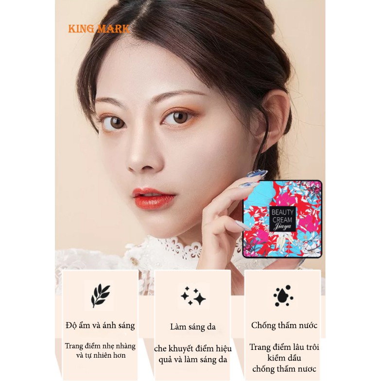 Kem Nền Che Khuyết Điểm Bb Cc Cream Kèm Cọ Đầu Nấm Làm Sáng Da Tự Nhiên