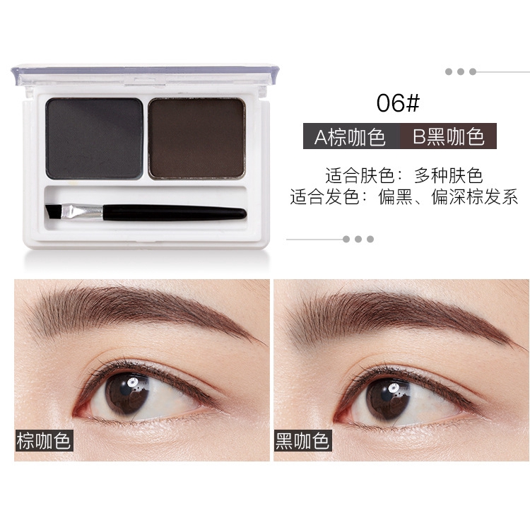 Two-tone eyebrow powder band brush | BigBuy360 - bigbuy360.vn