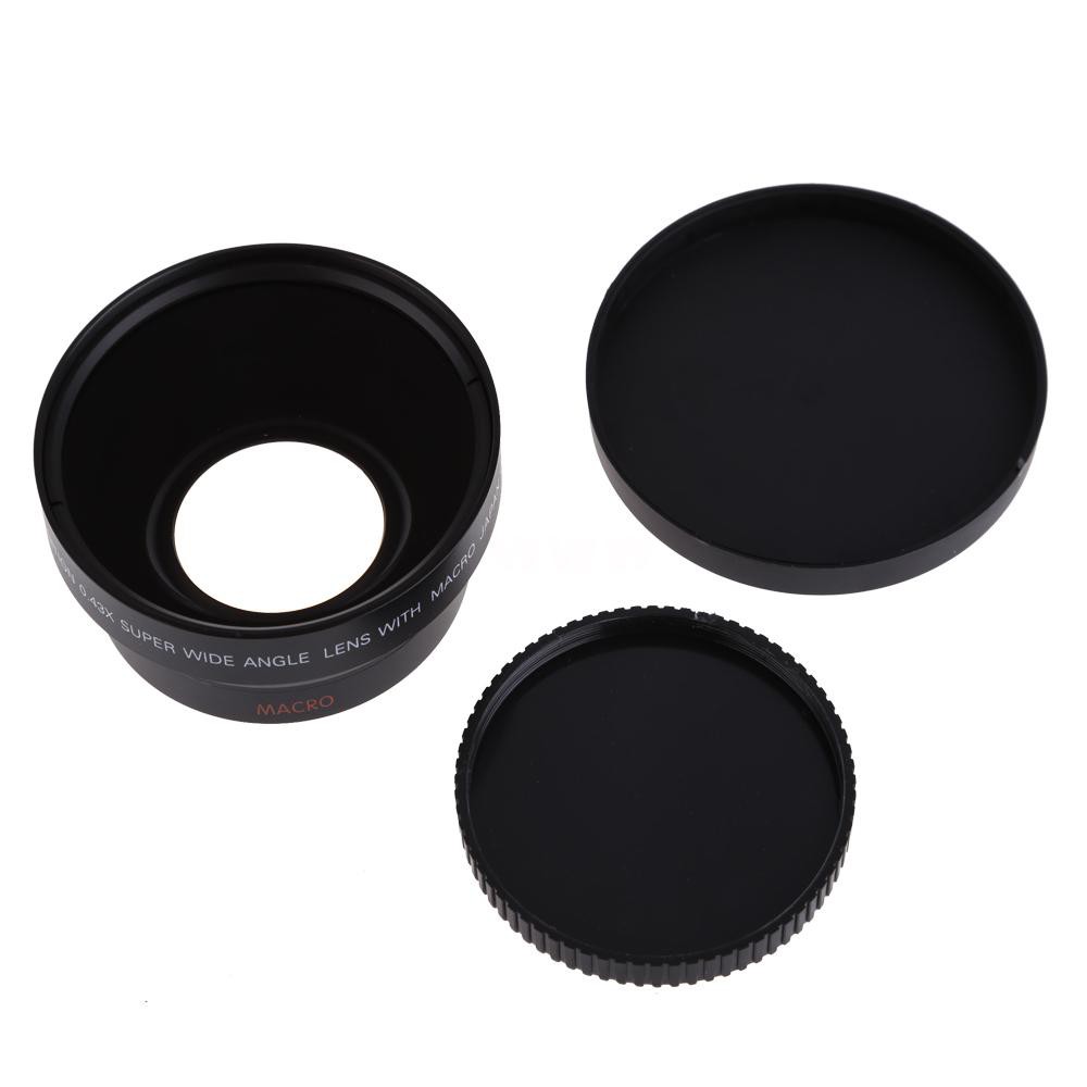 67mm Digital High Definition 0.43×SuPer Wide Angle Lens With Macro Japan Optics for Canon Rebel T5i T4i T3i 18-135mm 17-85mm and Nikon 18-105 70-300VR