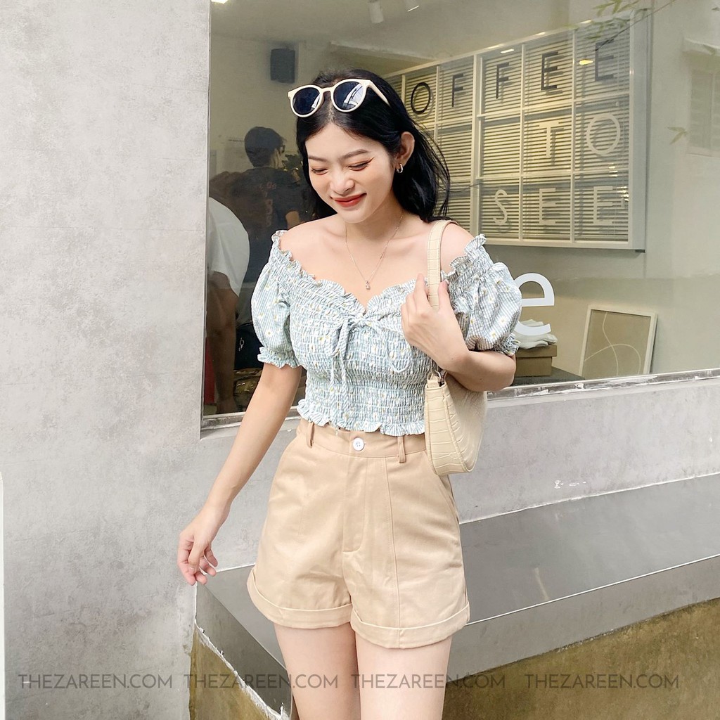 QUẦN SHORT KAKI XĂN LAI ZAREEN SHO32 NUDE
