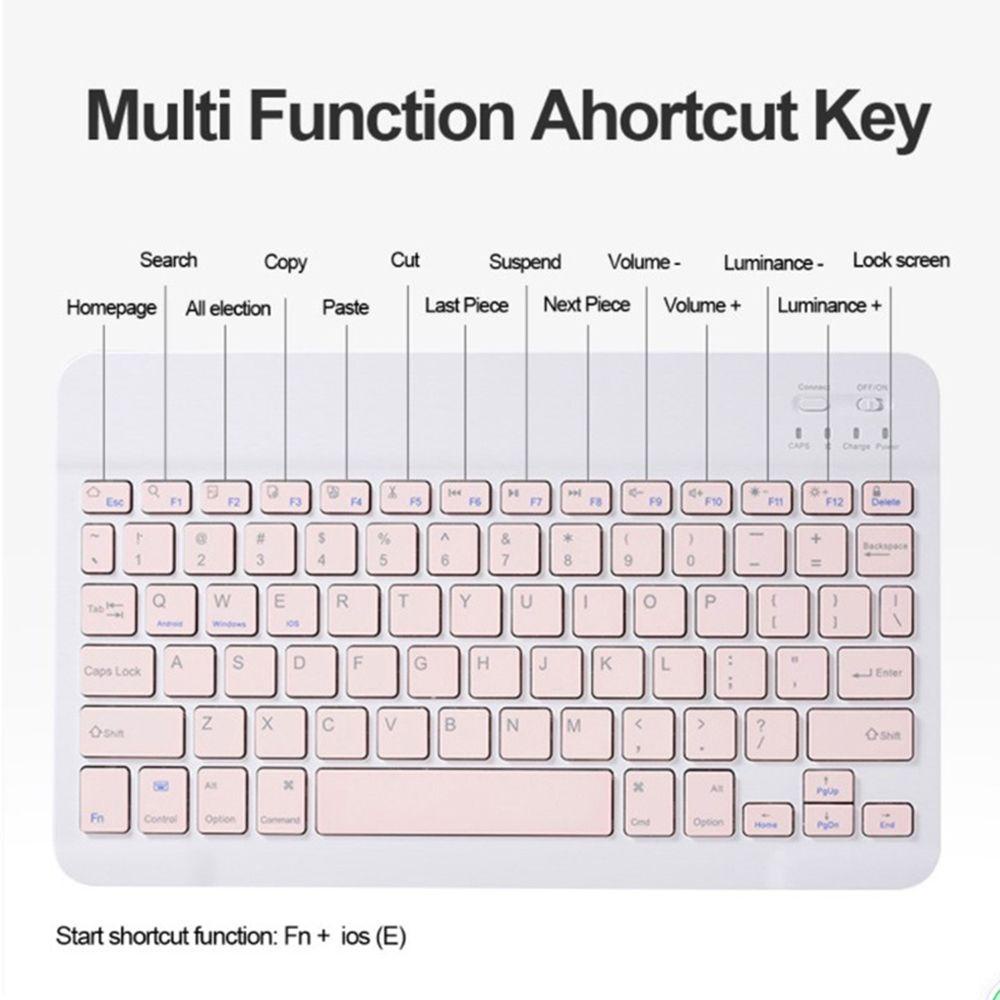 MAG Combo Chuột Và Bàn Phím Không Dây 7 / 10 inch Cho Điện Thoại, Máy Tính Bảng