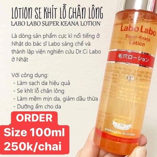 TONER HADALABO CÓ SẴN 100ML