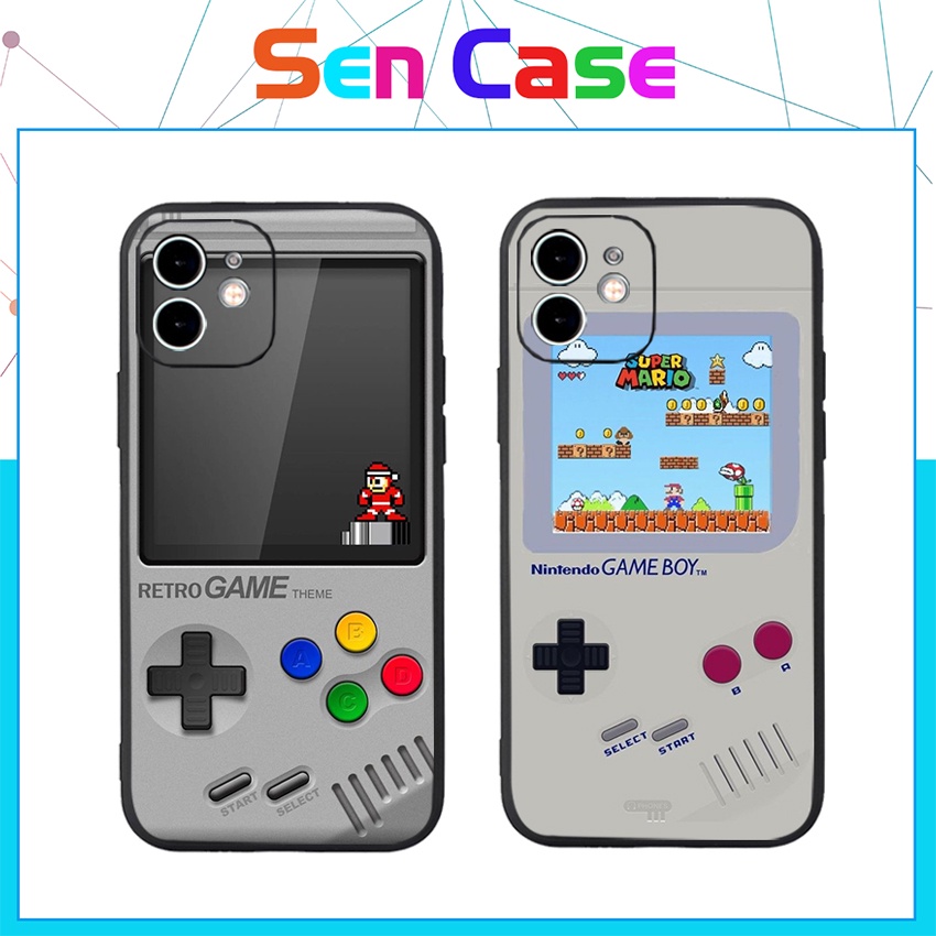 Ốp Lưng Iphone Cạnh Vuông Box Game , BVC Iph6/6plus/6s/6splus/7/7plus/8/8plus/x/xs/11/12/pro/13/promax- Sencase