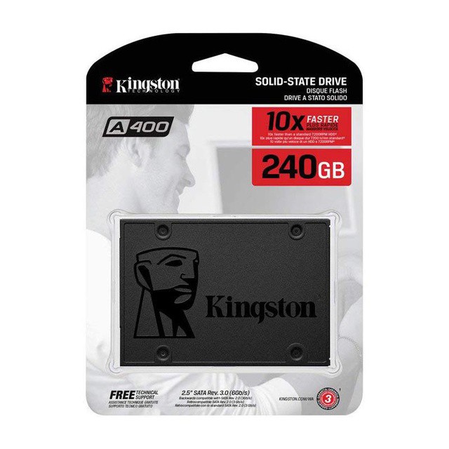 Ổ cứng SSD Kingston SA400/240G - Bảo hành 36 tháng
