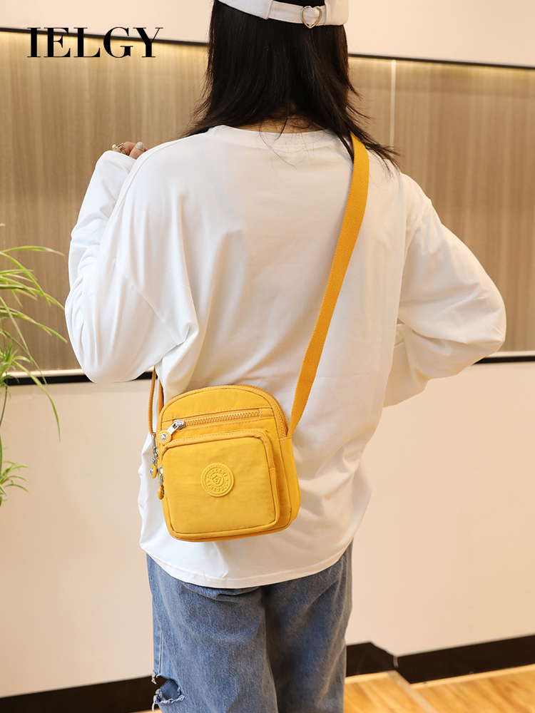 Túi đeo vai IELGY bằng vải canvas thời trang dành cho nữ