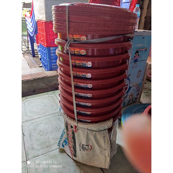 Thùng gạo tròn nhựa chí vạn phú