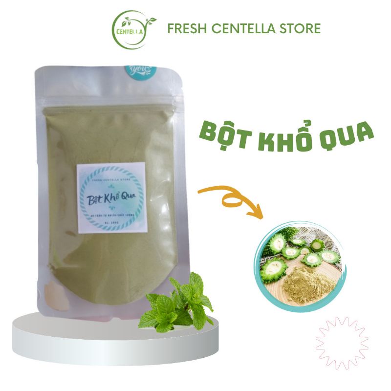 Mặt Nạ Bột Khổ Qua Sấy Lạnh Giảm Mụn, Kháng Khuẩn, Chống Lão Da 100% Nguyên Chất