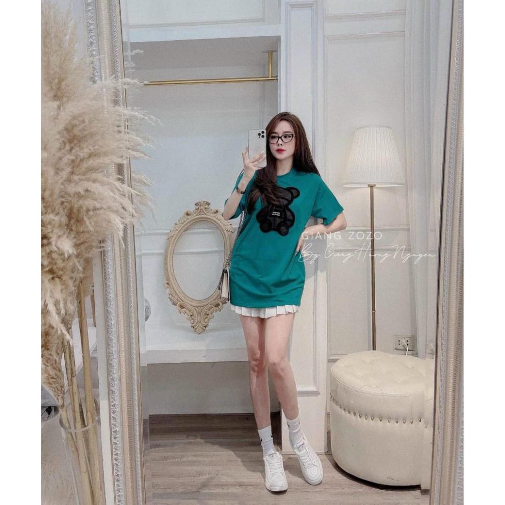 [ Hàng Quảng Châu ]  Áo phông gấu xanh, áo thun nữ chất thun loại 1 / Thoitrangsvtn - [ Có video + ảnh thật ] | BigBuy360 - bigbuy360.vn