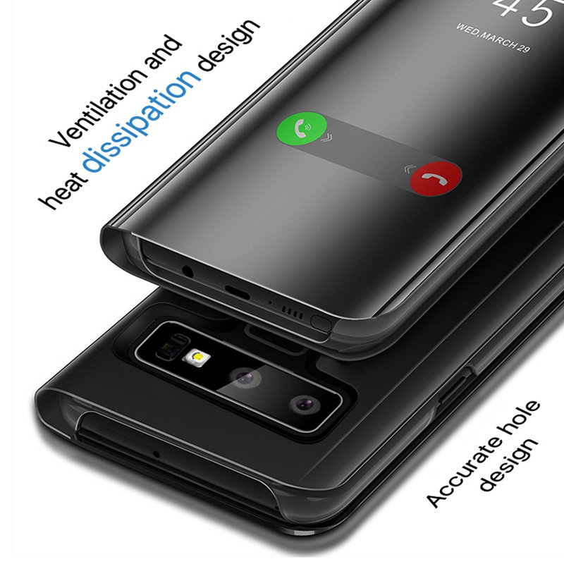 Ốp điện thoại chống sốc dạng lật cho Samsung Galaxy Note 10Plus 10 9 8 5 4 10Lite