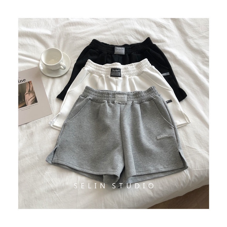 COZOK Quần Short Thể Thao Ống Rộng Lưng Cao